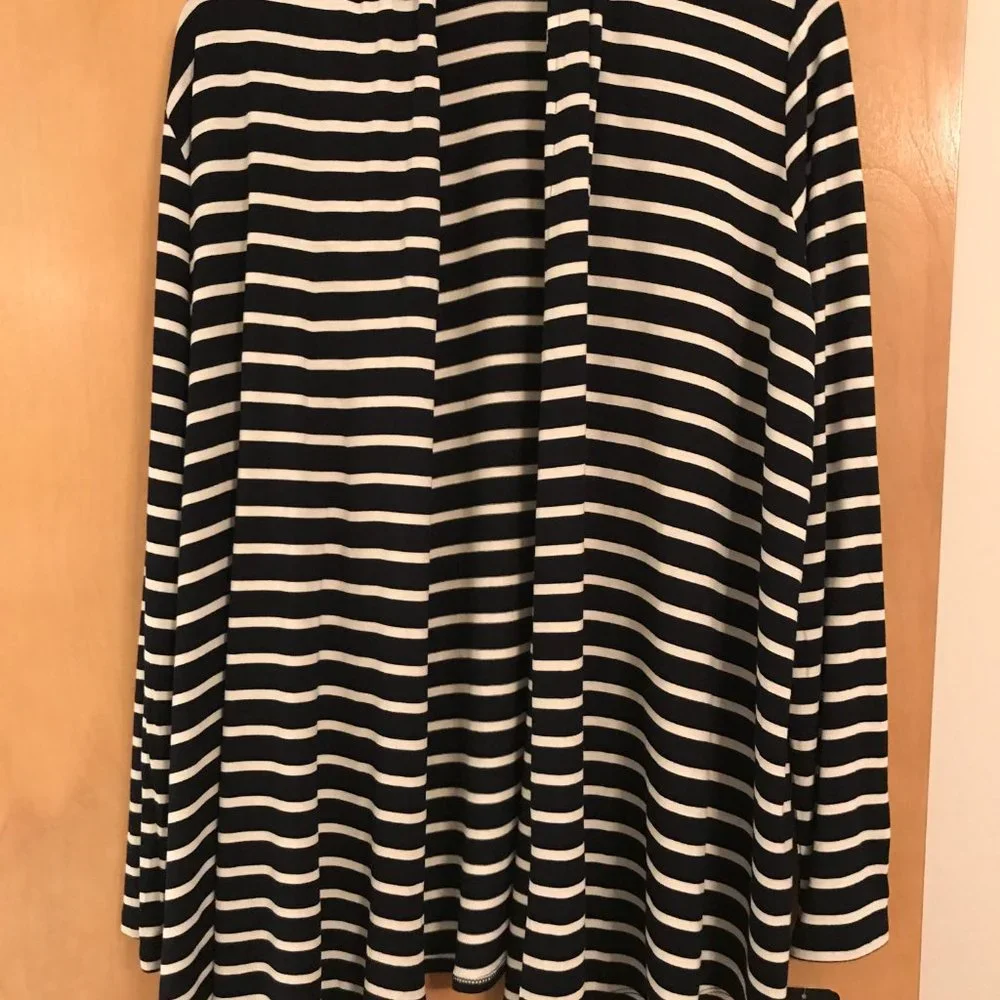NWT Adrienne Vittadini Woman's Open Front Cardigan Knit - Picture 2 of 7